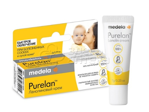 Медела ПуреЛан Ланолиновый крем для гигиенического ухода за сосками кормящих матерей и от трещин на сухой коже 7 г 776₽