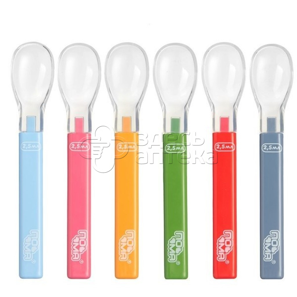 Пома ложка для холодной и горячей пищи 25мл АБС-пластик силикон 0 615 182₽