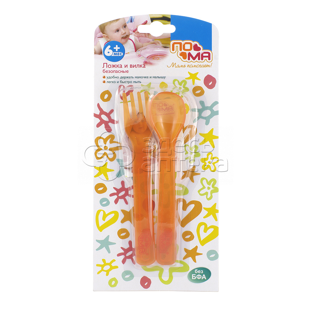 Пома ложечка и вилочка безопасные 6 ПП 515 134₽
