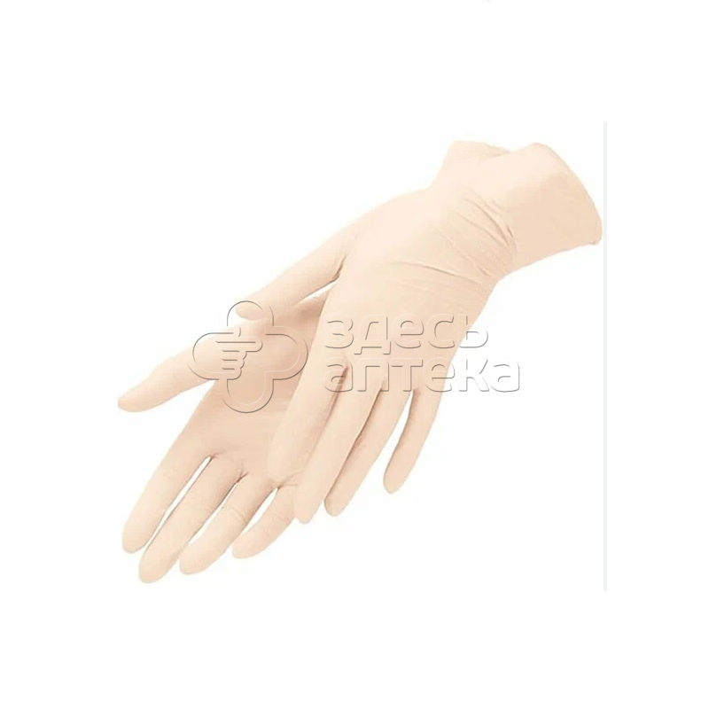 Перчатки медицинские винилове смотровые диагностические нестерильные неопудренные размер М 200 штук 100 пар 2445₽