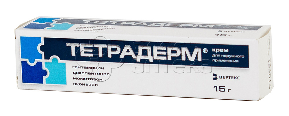 Тетрадерм крем д/наруж прим 15г  в  Сочи, цена от 588.00 руб .