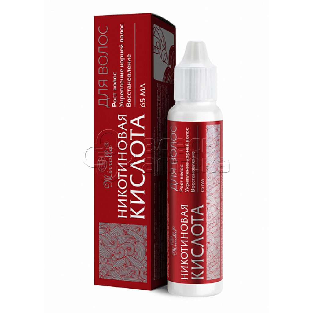 Никотиновая кислота для волос флакон 65 мл 153₽
