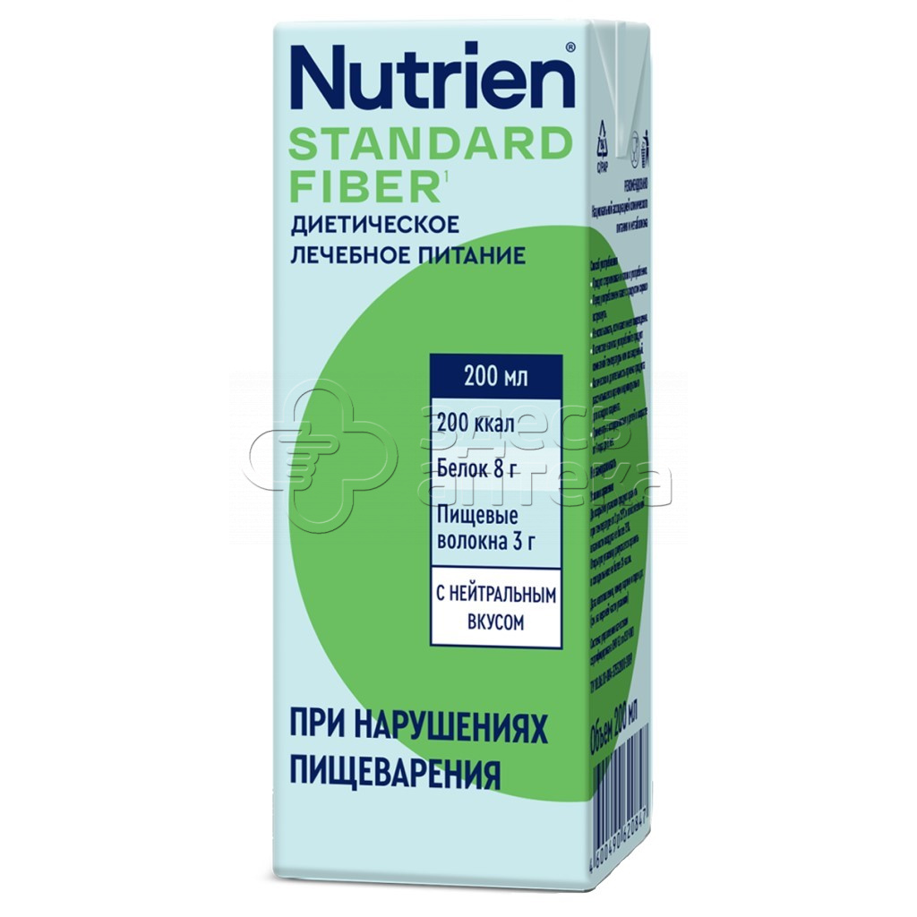 Нутриэн Стандарт смесь для энтерального питания с пищевыми волокнами 200 мл 310₽