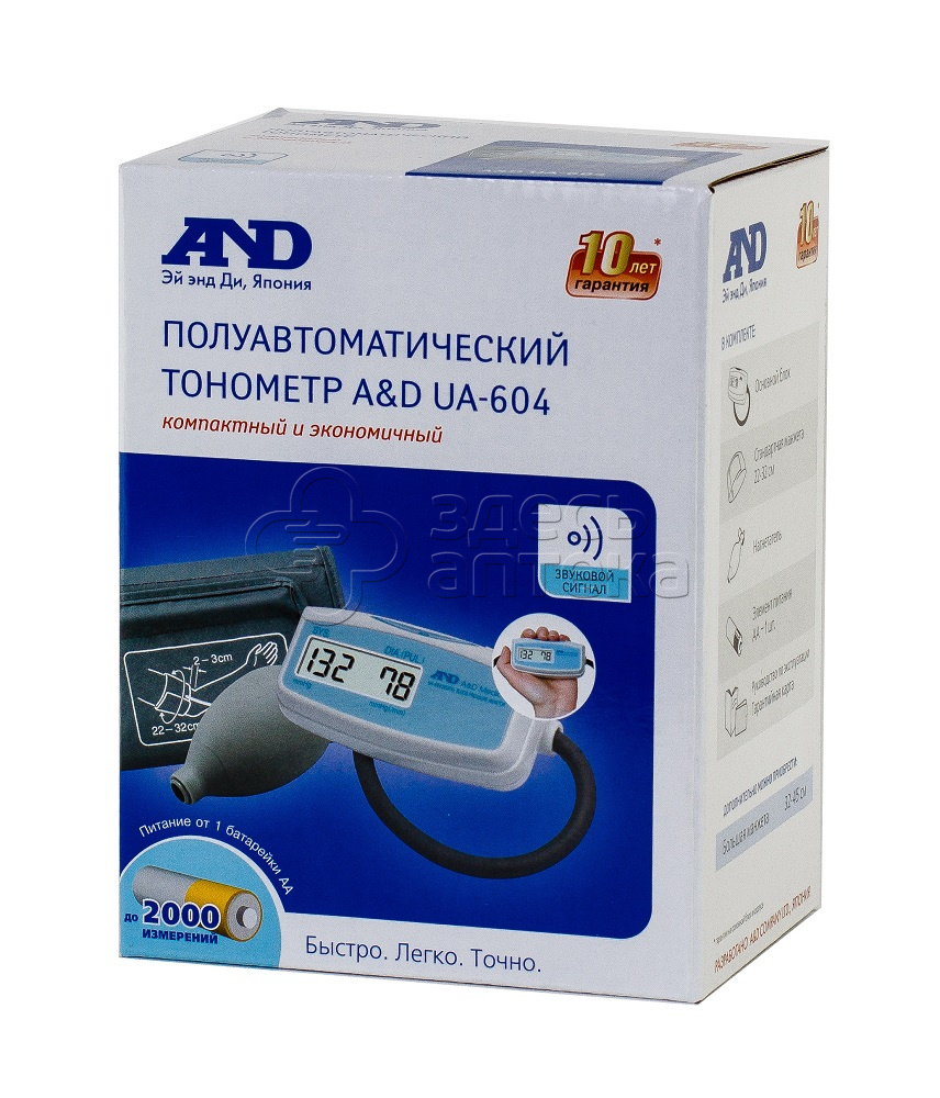 Прибор для измерения AD UA-604 AND полуавтоматический 1984₽