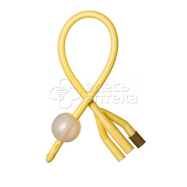 Катетер Фоллея 2-х ходовой силиконизированный латексный СН-1830 мл 84₽