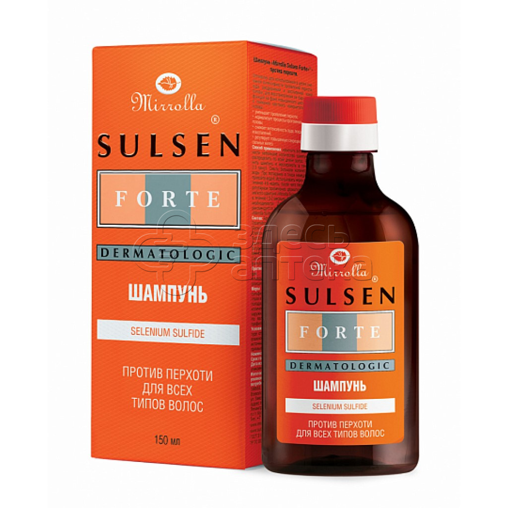 Сульсен форте сульсеновый шампунь против перхоти 150мл 297₽
