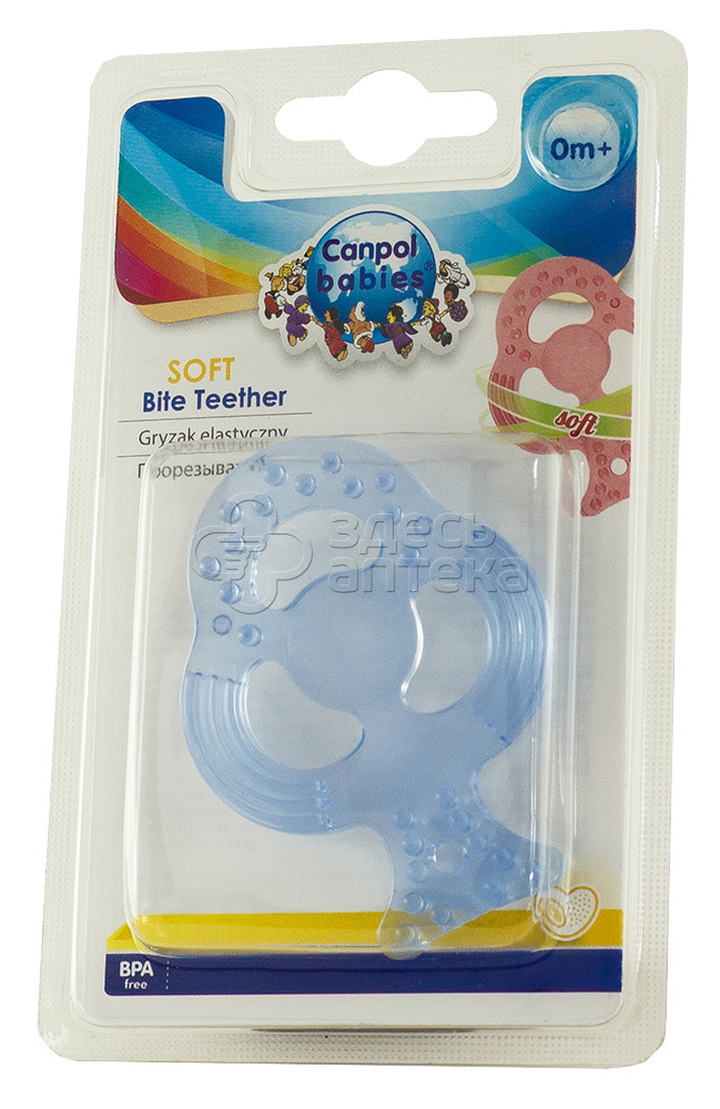 Канпол беби прорезыватель мягкий прозрачный 9501 313₽