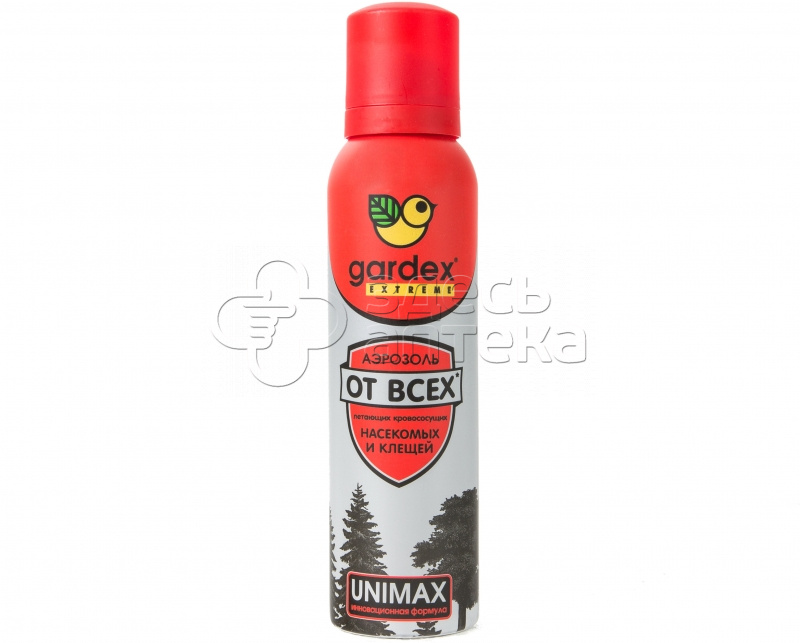 Средство репеллентное Гардекс Extreme аэрозоль от всех кровосос и клещей 150мл 616₽