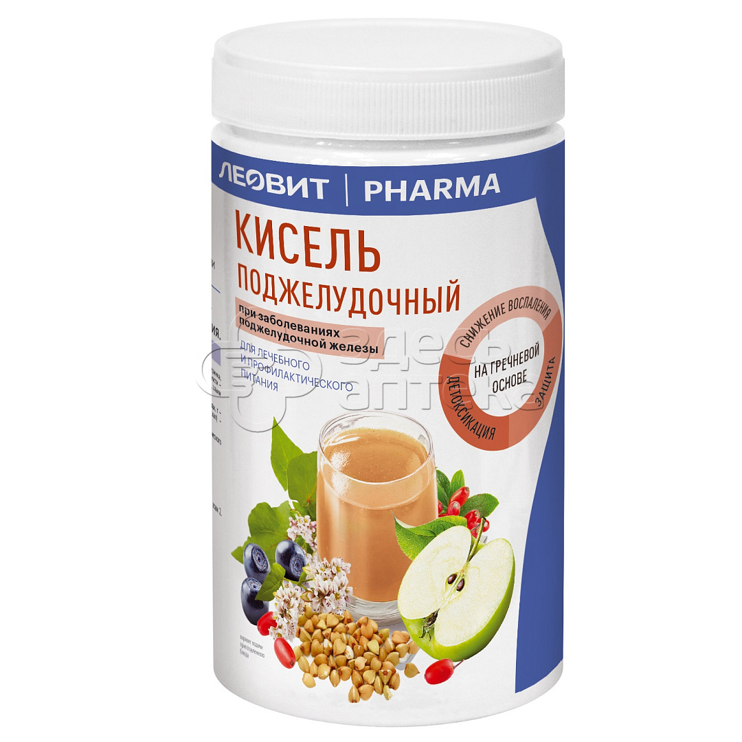 Леовит PHARMA Кисель Поджелудочный банка 400 г 1061₽