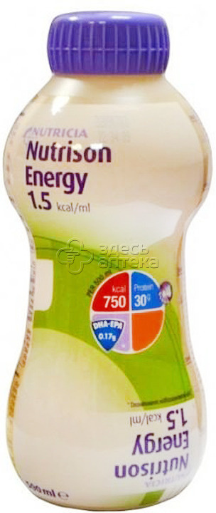 Нутризон Энергия Смесь энтеральная с 12 месяцев 500 мл 714₽