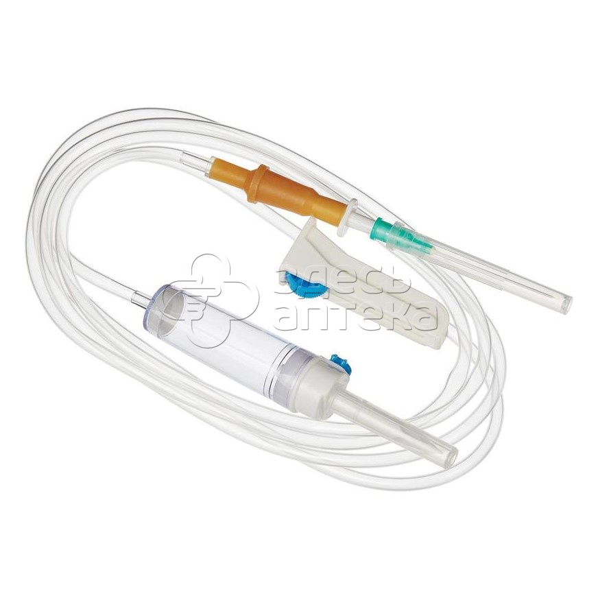 Система для внутривенных вливаний инфузионных растворов Vogt Medical с пластиковым шипом 52₽