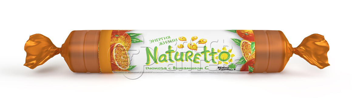 Натуретто витамин С со вкусом апельсин 39г таблетки 17 шт 134₽