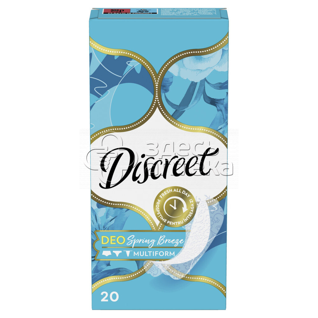Прокладки Дискрит Део Весенний бриз мультиформ ежедневные 20 шт 203₽