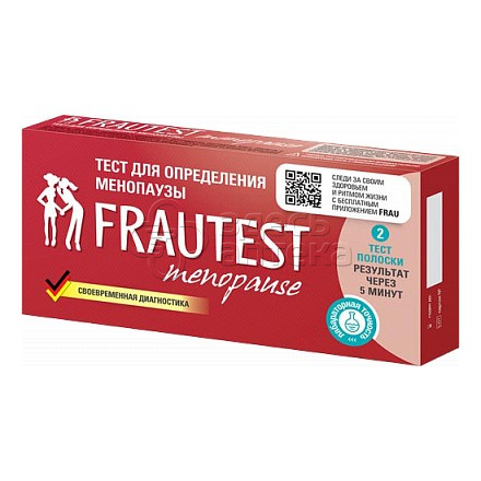 Frautest menopause Тест для определения менопаузы 2шт 362₽