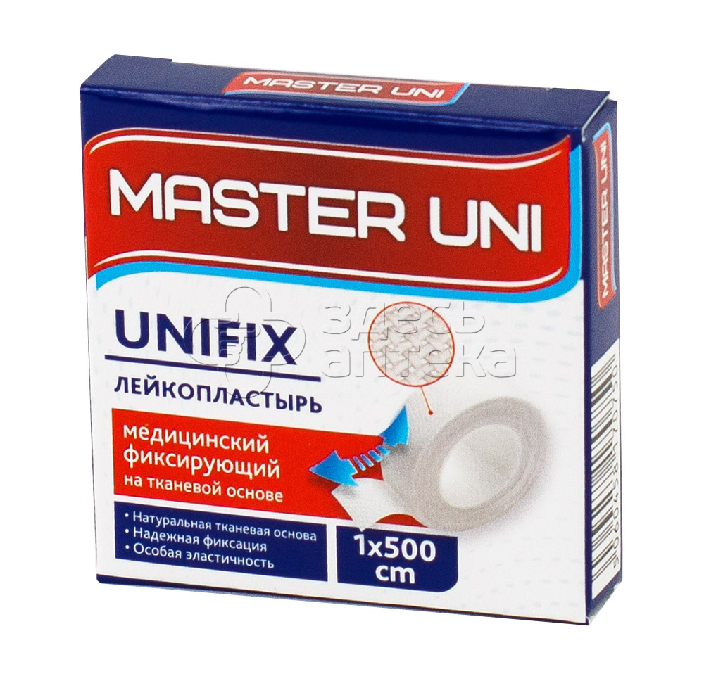 Лейкопластырь Мастер Юни ткан 10 см х 500 см 71₽