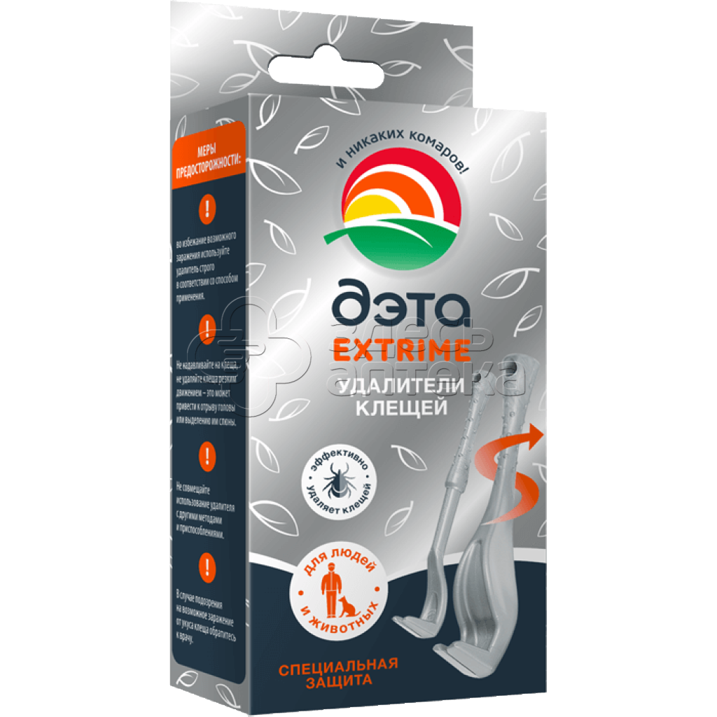 Средство репеллентное Дэта удалитель клещей длюдей и животных 178₽