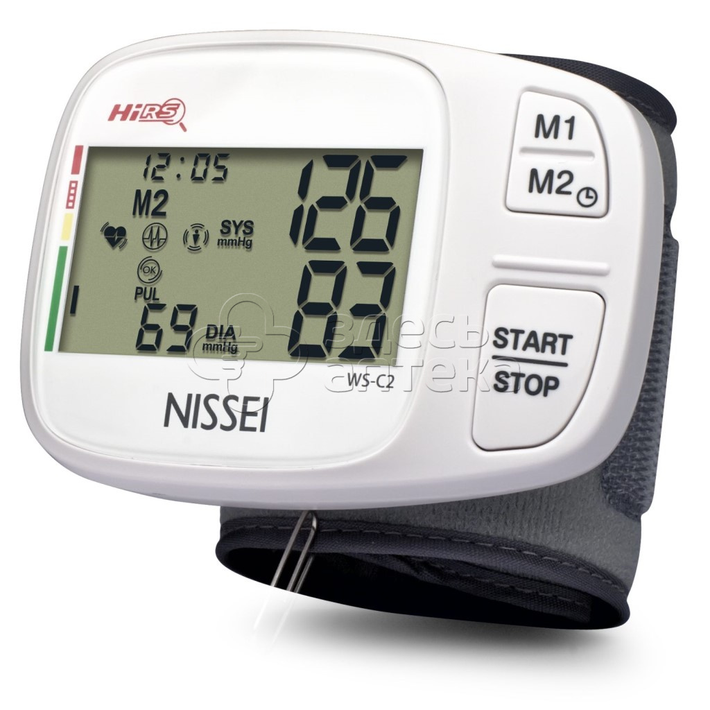 Тонометр Nissei WS-C2 автомат на запястье 3421₽