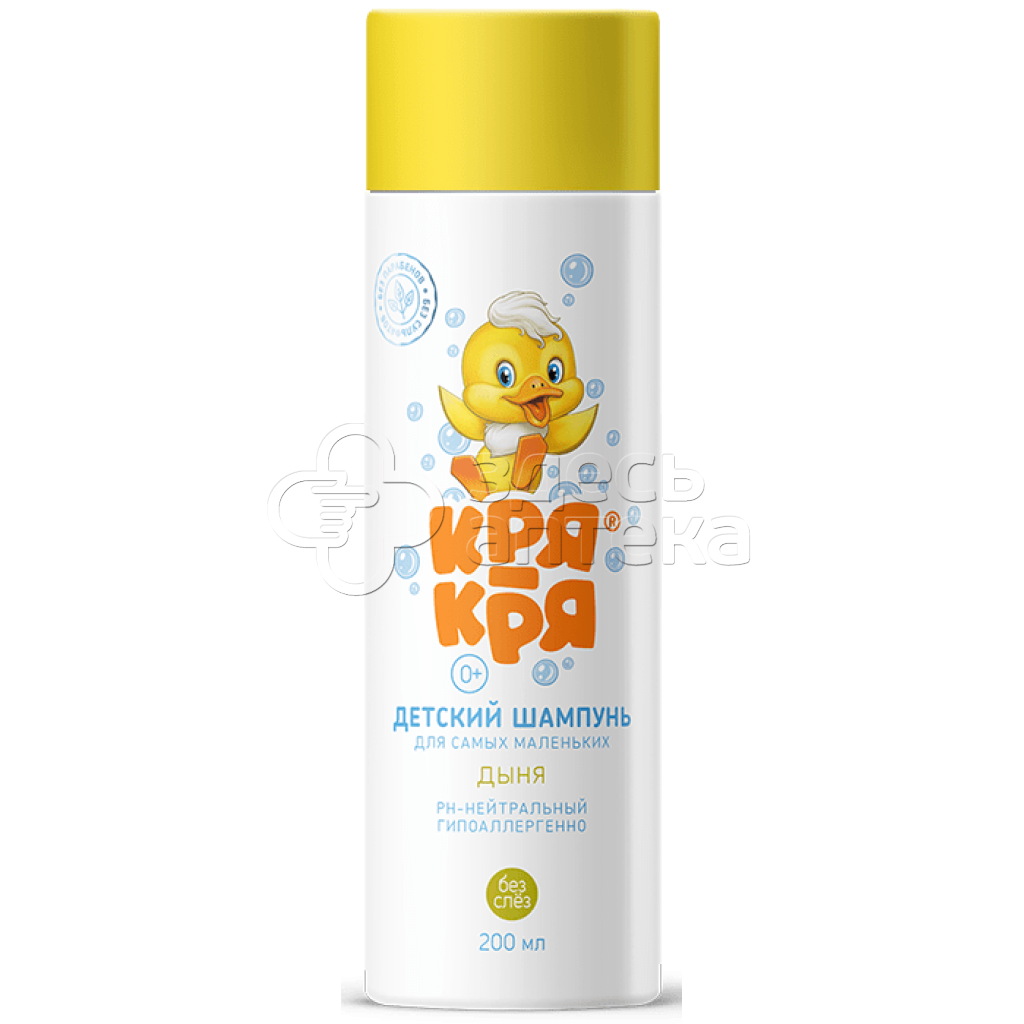 Кря-Кря шампунь дсамых мал дыня 200мл 337₽