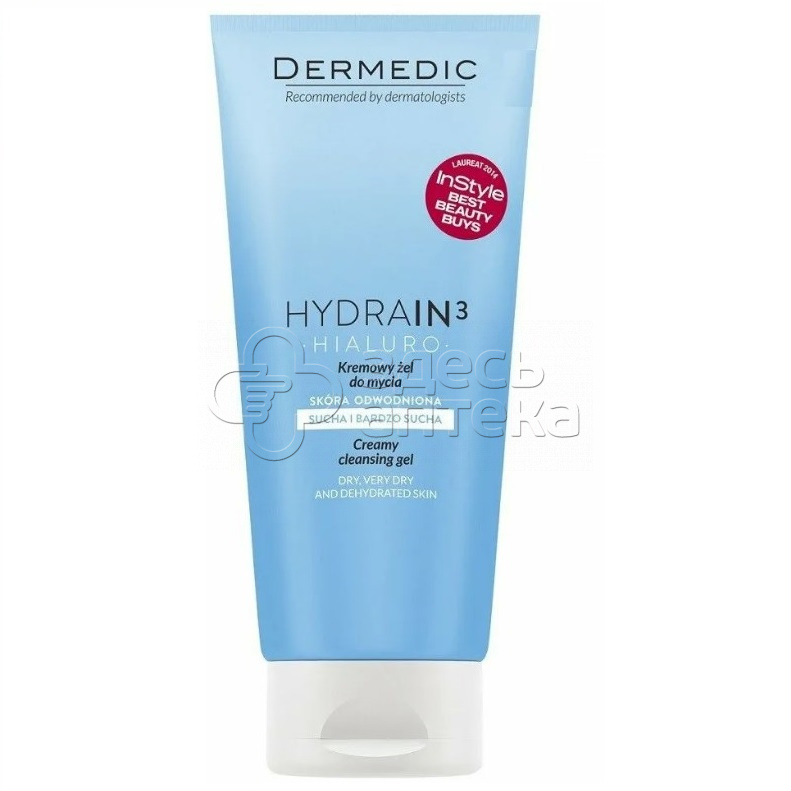 Дермедик Гидреин 3 Гиалуро Гель-крем для умывания туба 200 мл 1206₽