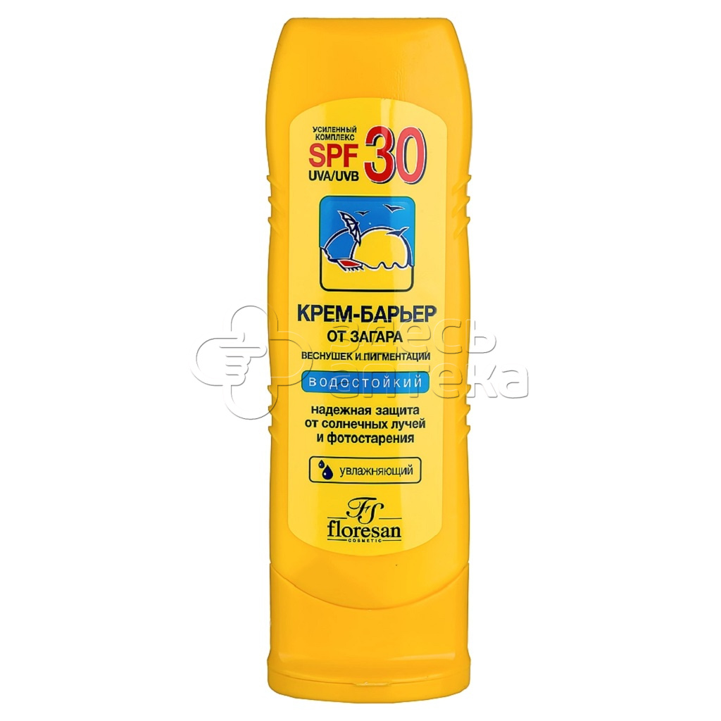 Флоресан крем-барьер spf30 от загара веснушек пигментации флакон 125 мл 247₽