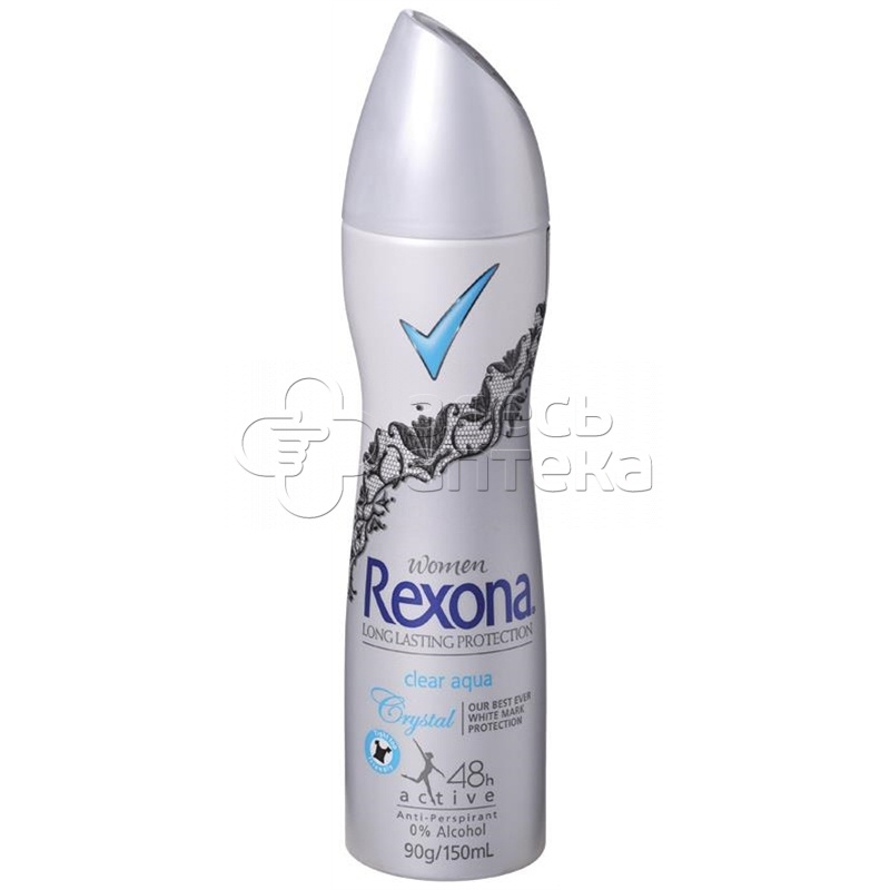 Дезодорант антиперспирант Рексона Кристал Чистая вода 150 мл 287₽