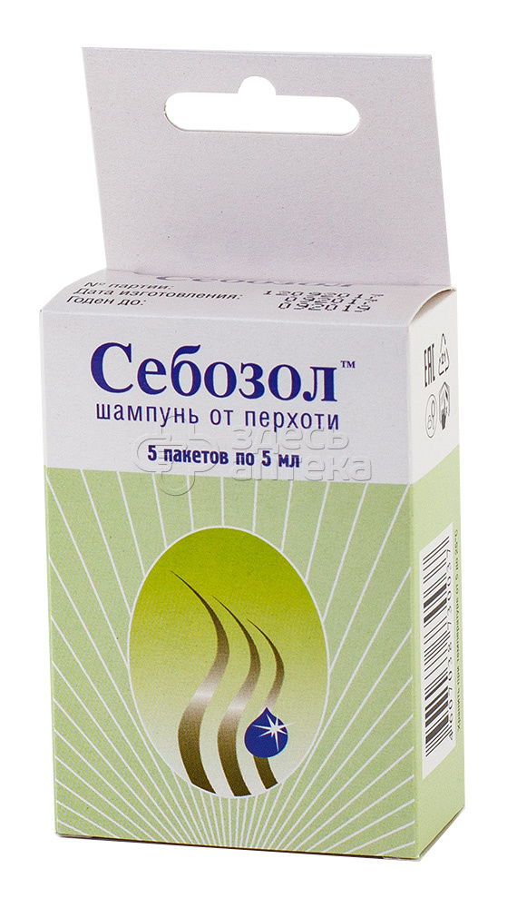 Шампунь Себозол от перхоти пак 5мл N5 236₽
