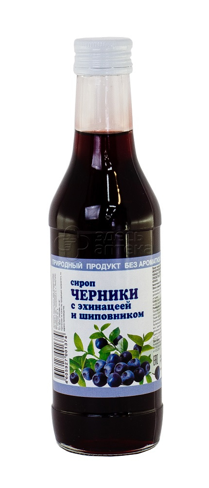 Сироп Черника с эхинацеей и шиповником 250мл 254₽