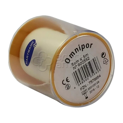 Пластырь Omnipor фиксирующий из нетканевого материала 5смх5м 438₽
