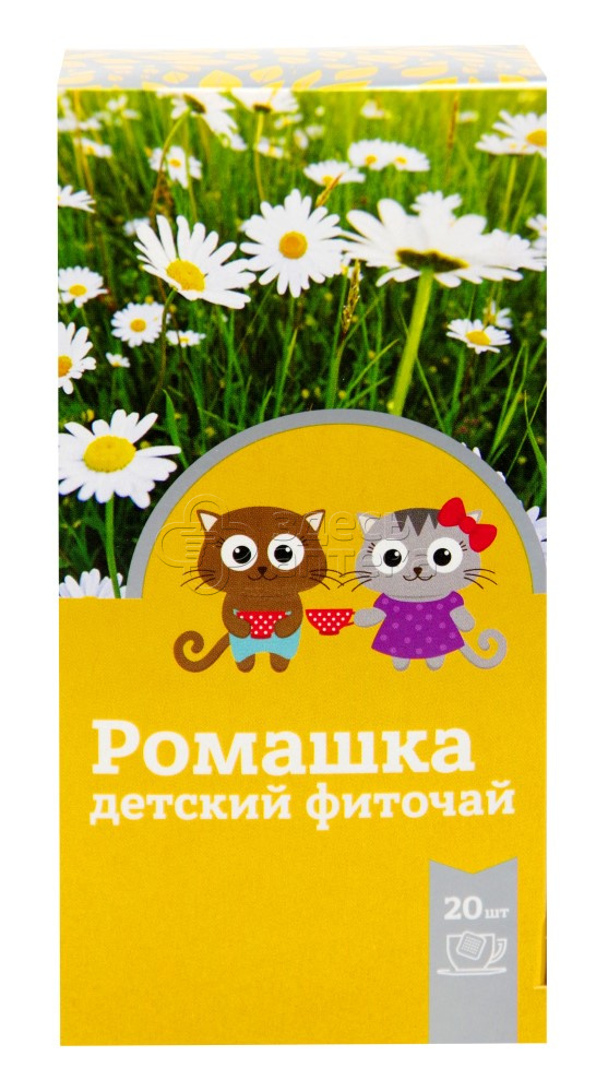 Фито-чай детский ромашка 20 фильтр-пакетов 110₽