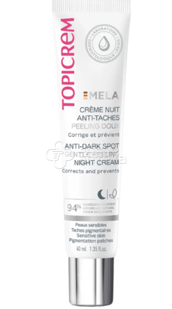 Топикрем Mela крем-пилинг мягкий ночной против пигментных пятен туба, 40 мл