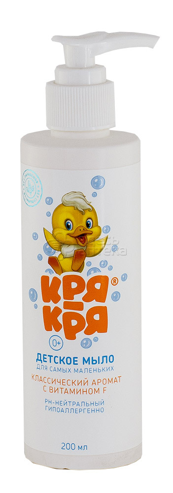 Кря-Кря мыло жидкое дсамых маленьких классик 200мл 343₽