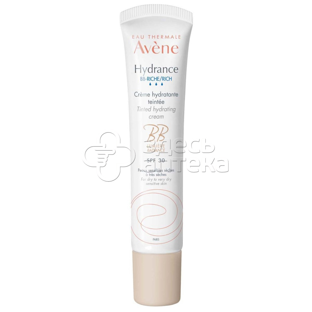 Авен Гидранс ВВ-РИШ крем увлажняющий с тонирующим эффектом SPF30 туба 40 мл 2287₽
