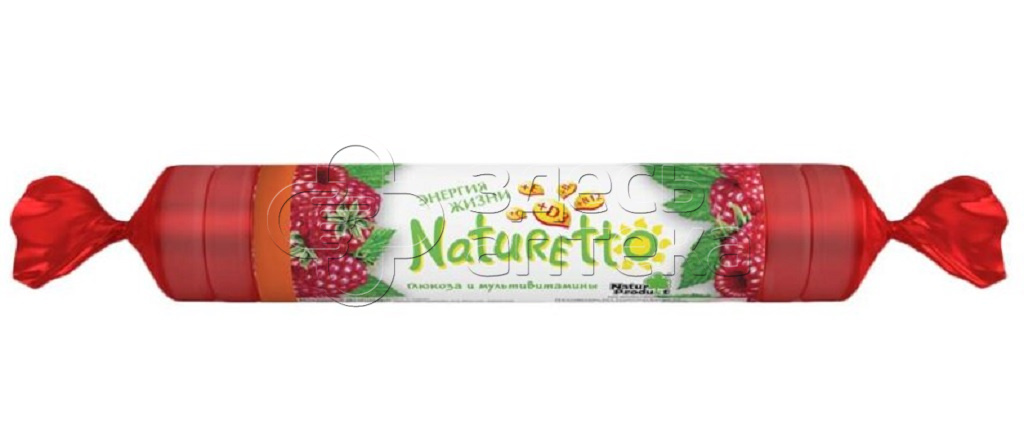 Натуретто мультивитамины со вкусом малины 39г таблетки 17 шт 128₽