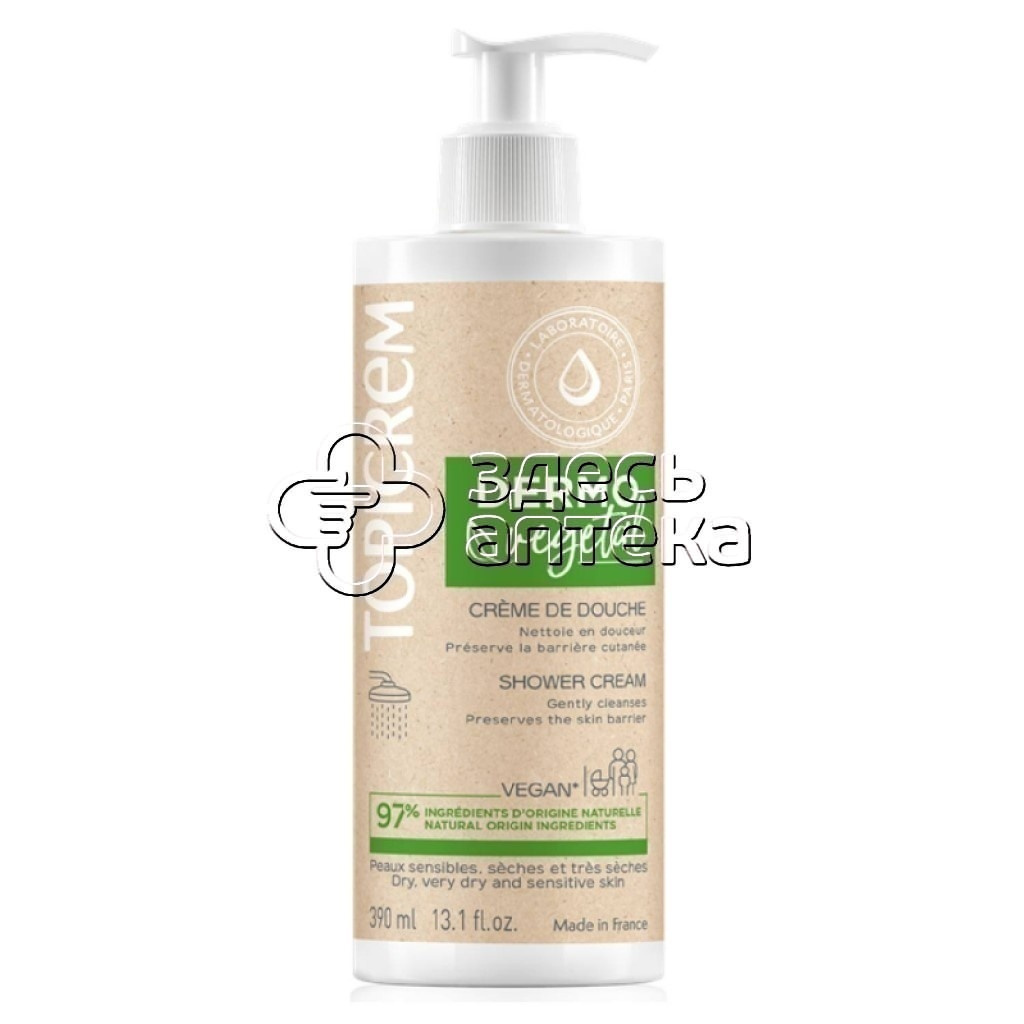 Топикрем Dermovegetal крем для душа 390 мл 1292₽