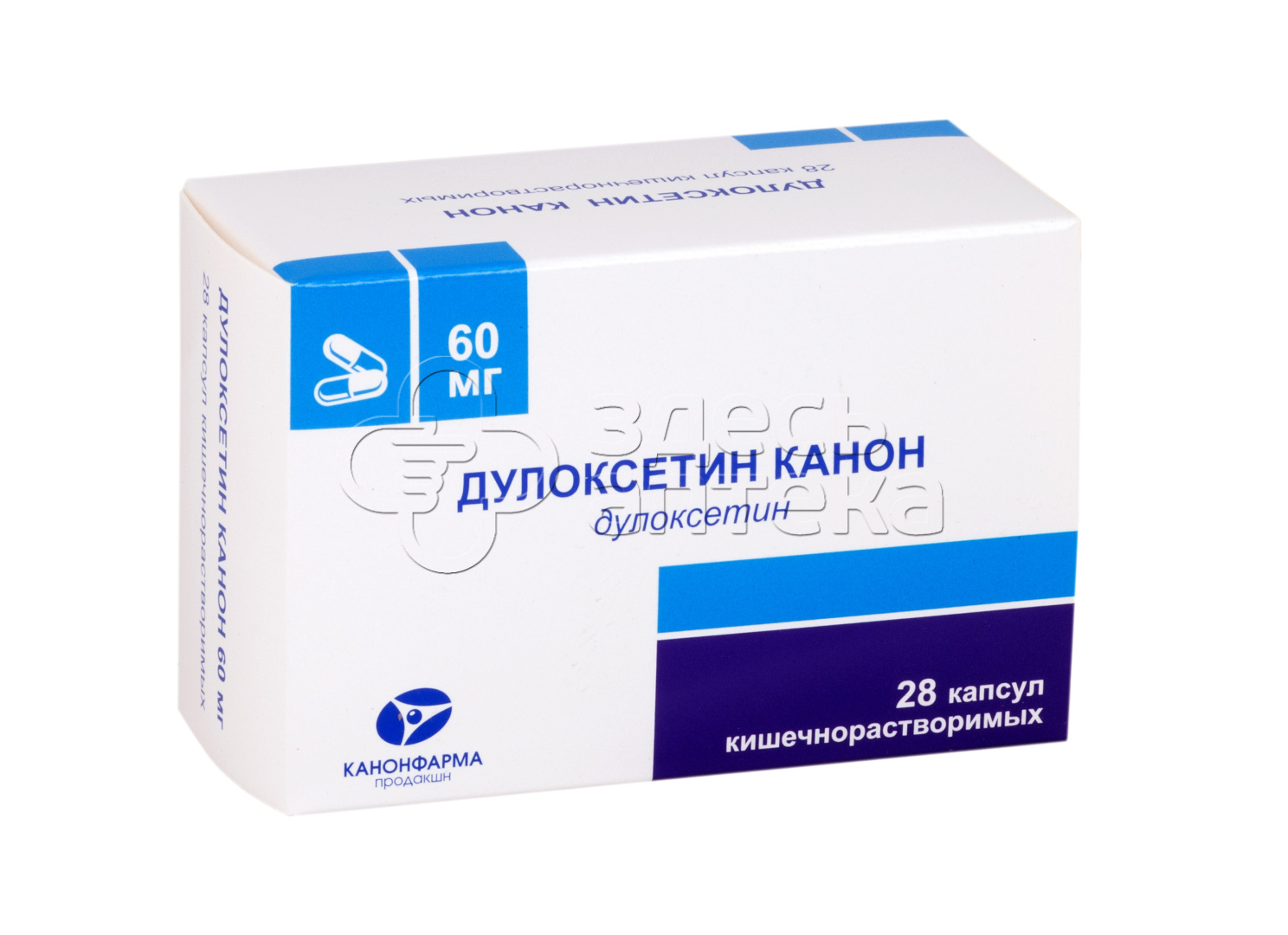 Дулоксетин Канон 28 капсул 60 мг купить в г. Кашира, цена от 2445.00 ...