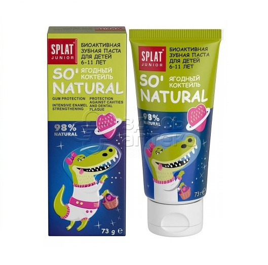 Сплат джуниор зубная паста ягодный коктейль 55мл 6-11 лет 264₽