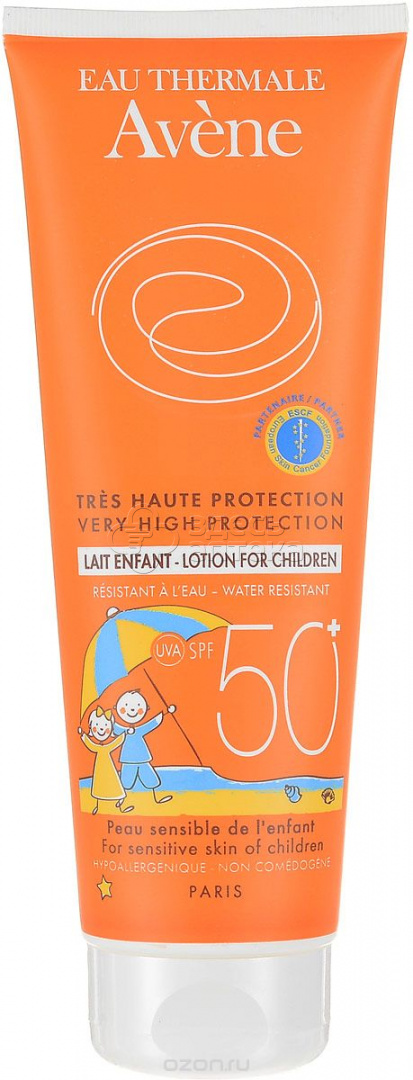 Авен Avene Молочко солнцезащитное детское SPF50 туба 250 мл 2340₽