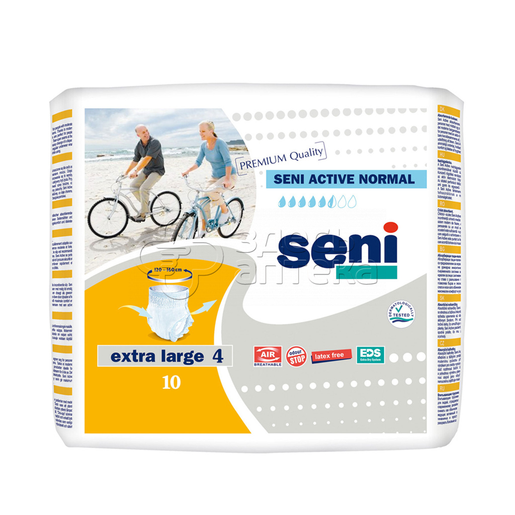 Трусы впитывающие Seni Activ Normal Extra Large N10 1720₽