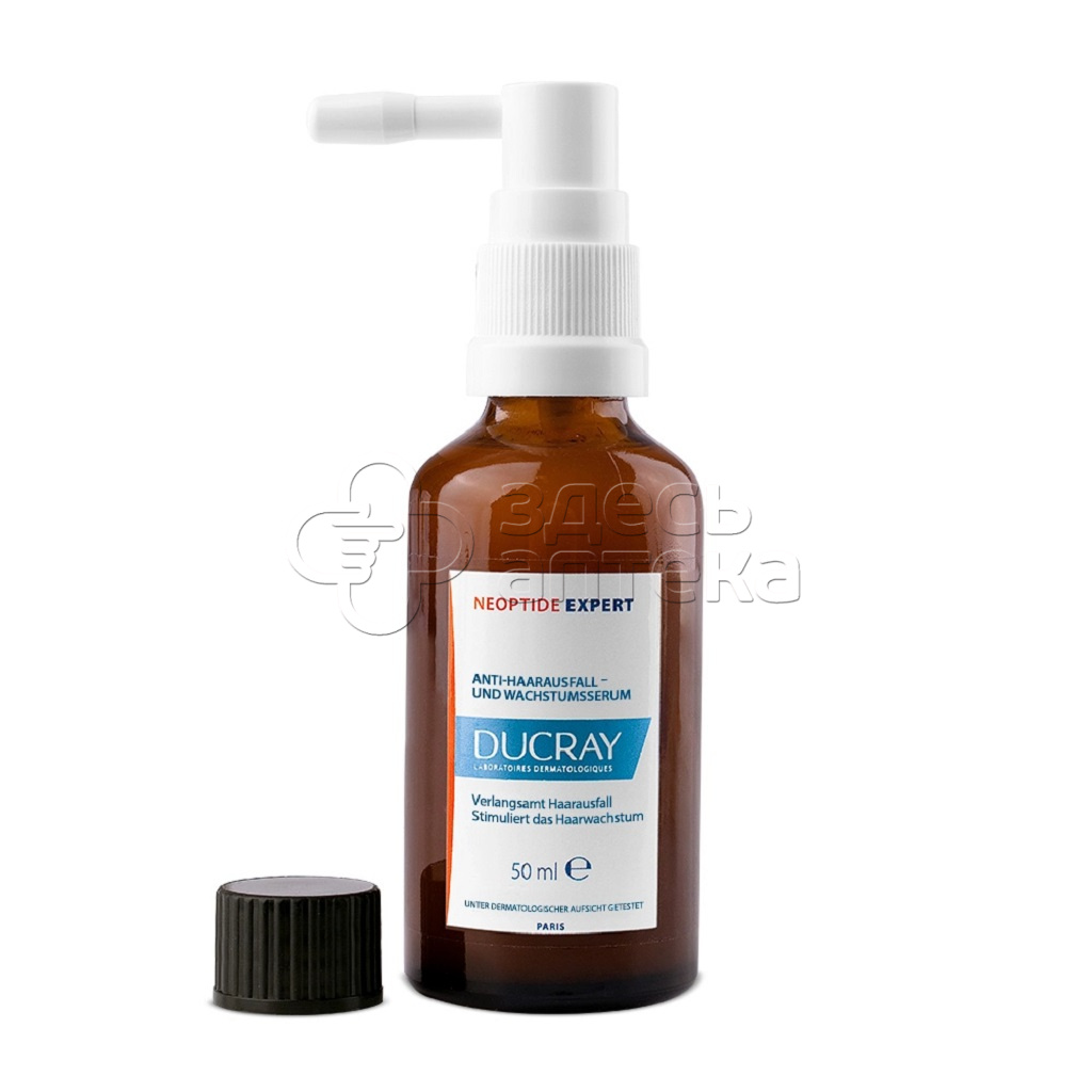 Ducray neoptide expert сыворотка укрепляющая придающая плотность волосам 50 мл флакон 2 шт 5191₽