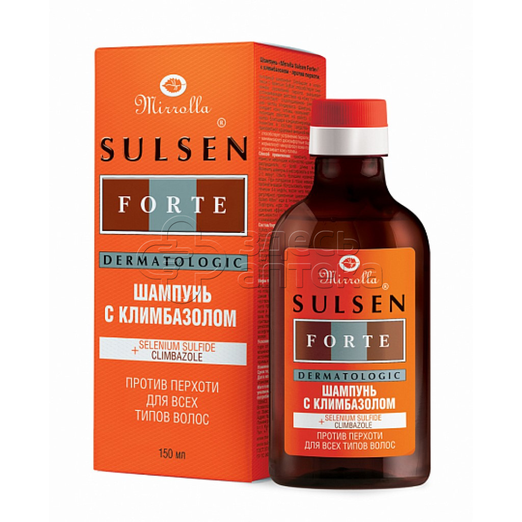 Сульсен форте шампунь с климбазолом против перхоти 150мл 338₽