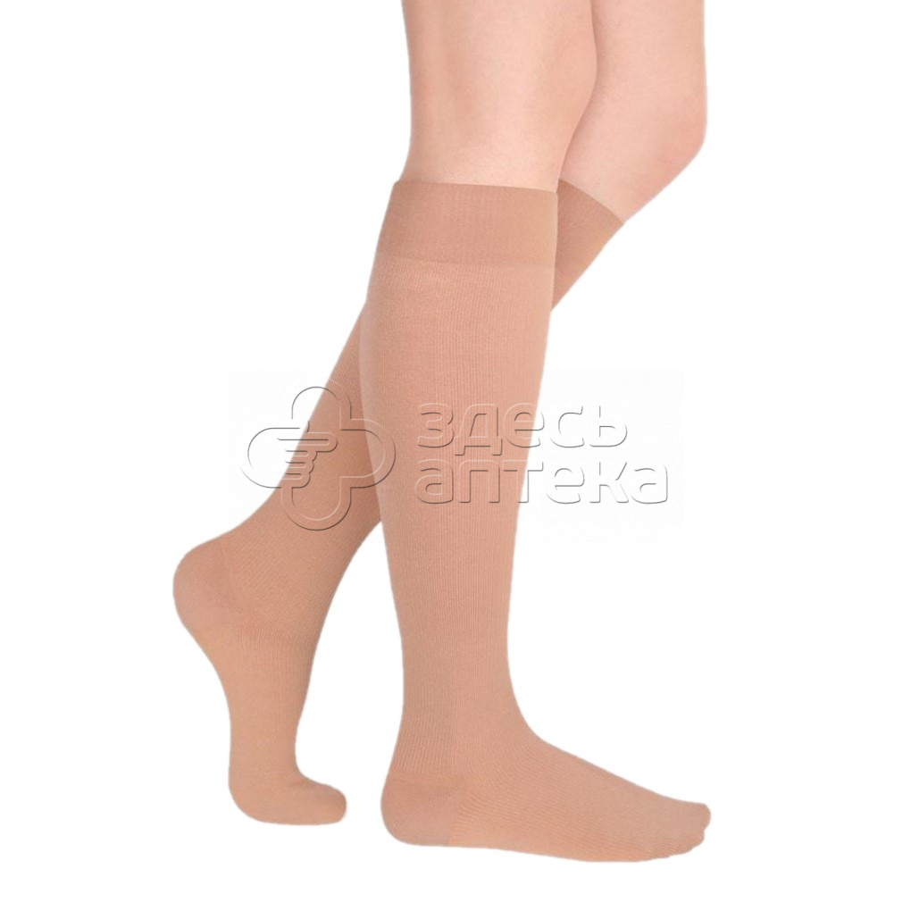 Гольфы компрессионные ID-235 с закрытым носком А класс 10-18 мм ртст карамель р4 ЭКОТЕН 1458₽