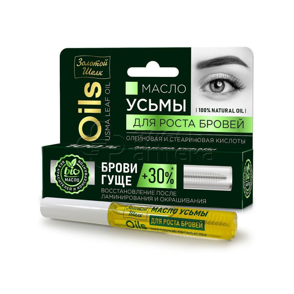 Золотой Шелк масло усьмы для роста бровей 7мл 373₽