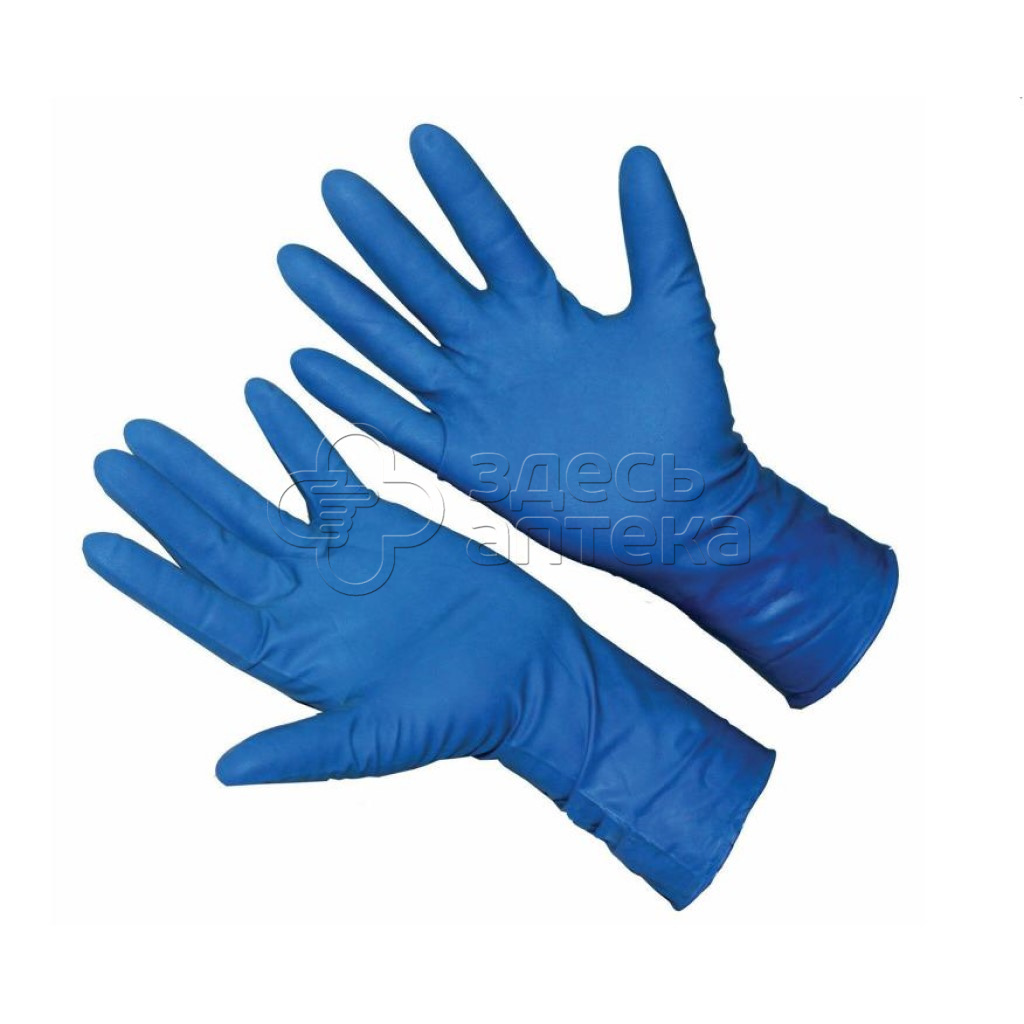Перчатки латексные смотровые сверхпрочные нестерильные неопудренные текстурированные размер M 43₽