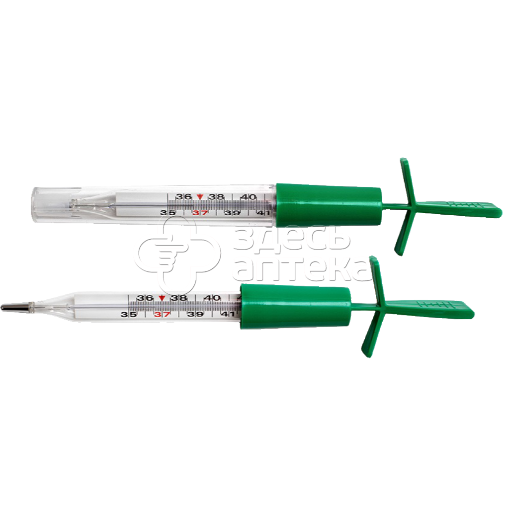 Термометр стеклянный без ртути ИМПЭКС-МЕД для легкого встряхивания в пластиковом футляр 380₽