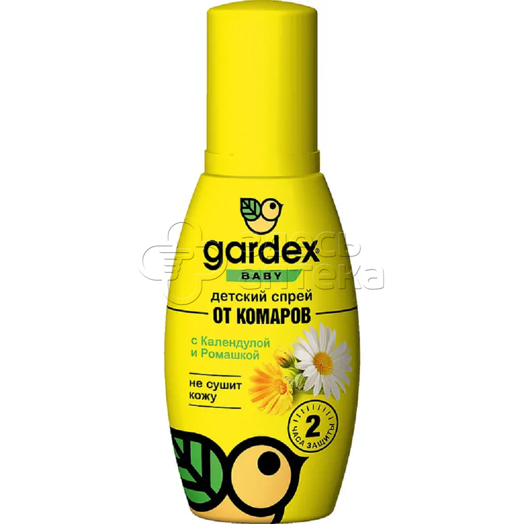 Средство репеллентное Гардекс Бэби детский спрей от комаров флакон 100 мл 474₽