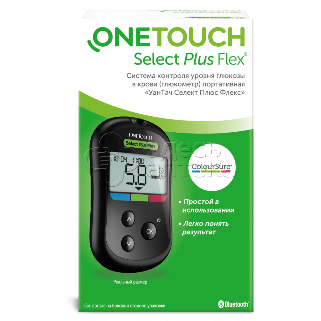 УанТач Селект Плюс Флекс глюкометр 1861₽