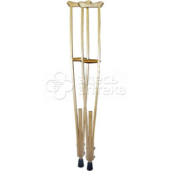 Костыли опорные деревянные 2 шт 1686₽