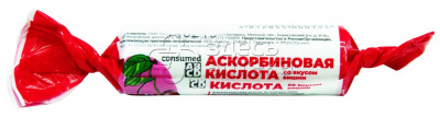 Аскорбиновая кислота (крутка) со вкусом вишни Консумед 2,6 г 10 шт 